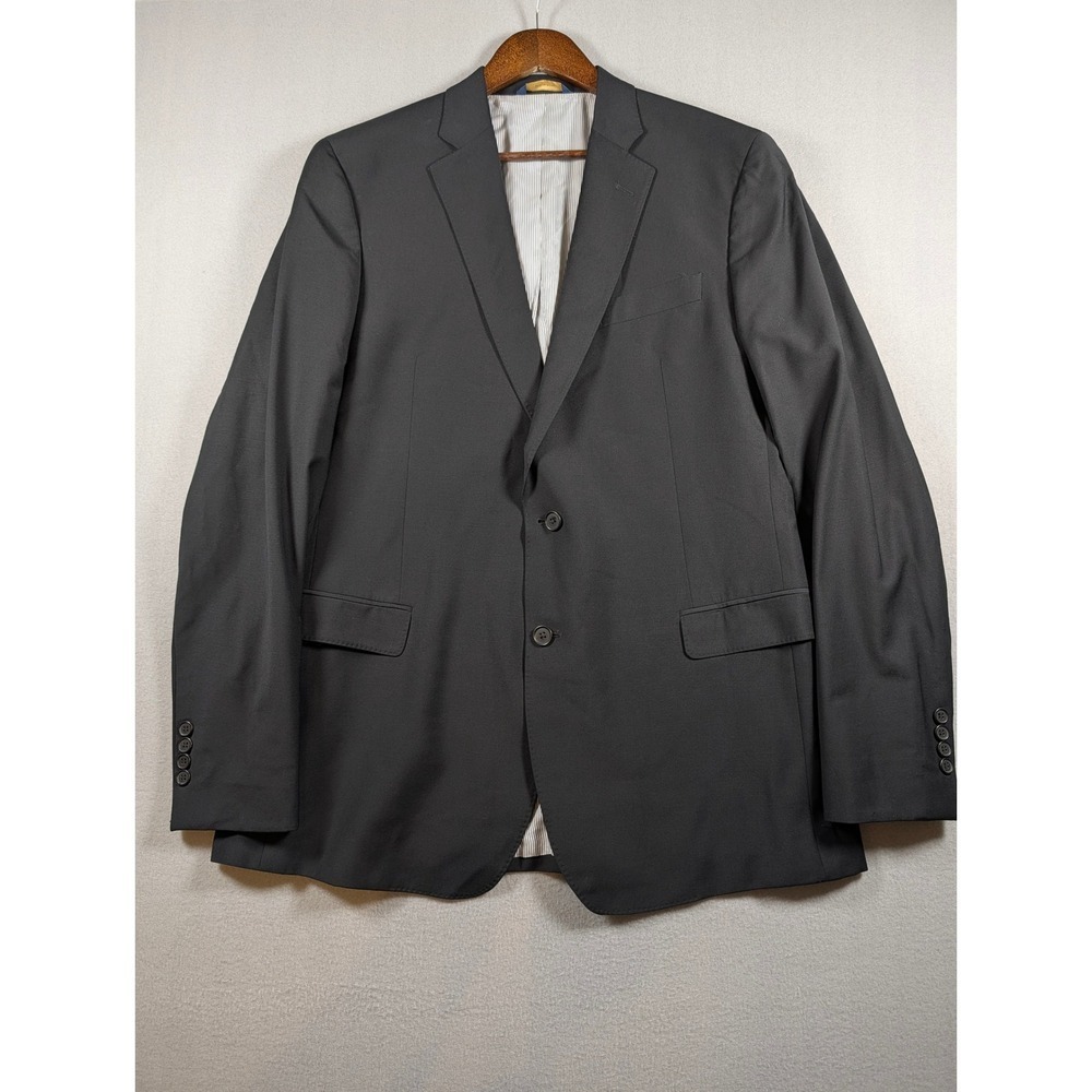 Brooks Brothers Explorer Fitzgerald Fit Blazer Mens 44L Gray Wool Sport Coat